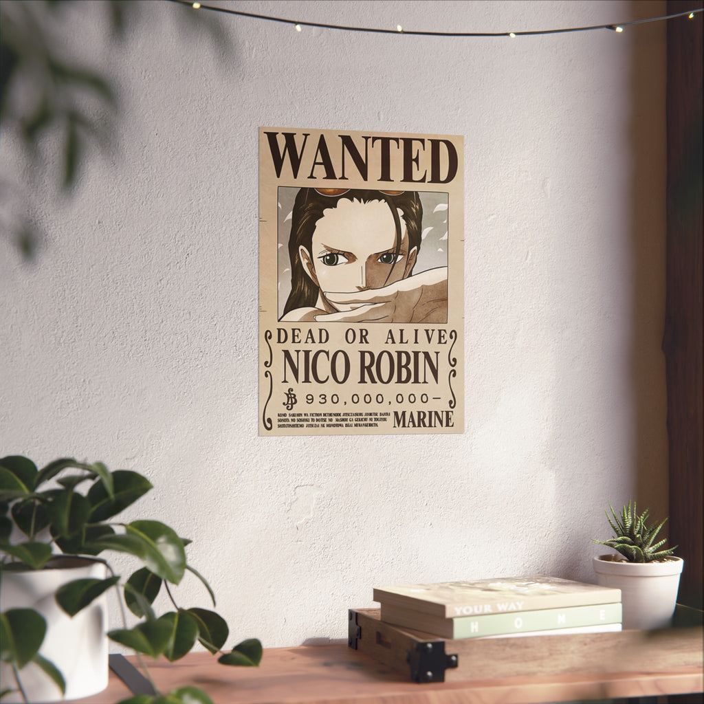 Wanted Poster Nico Robin Dead or Alive