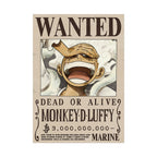 Wanted Poster Monkey .D, Luffy Dead or Alive
