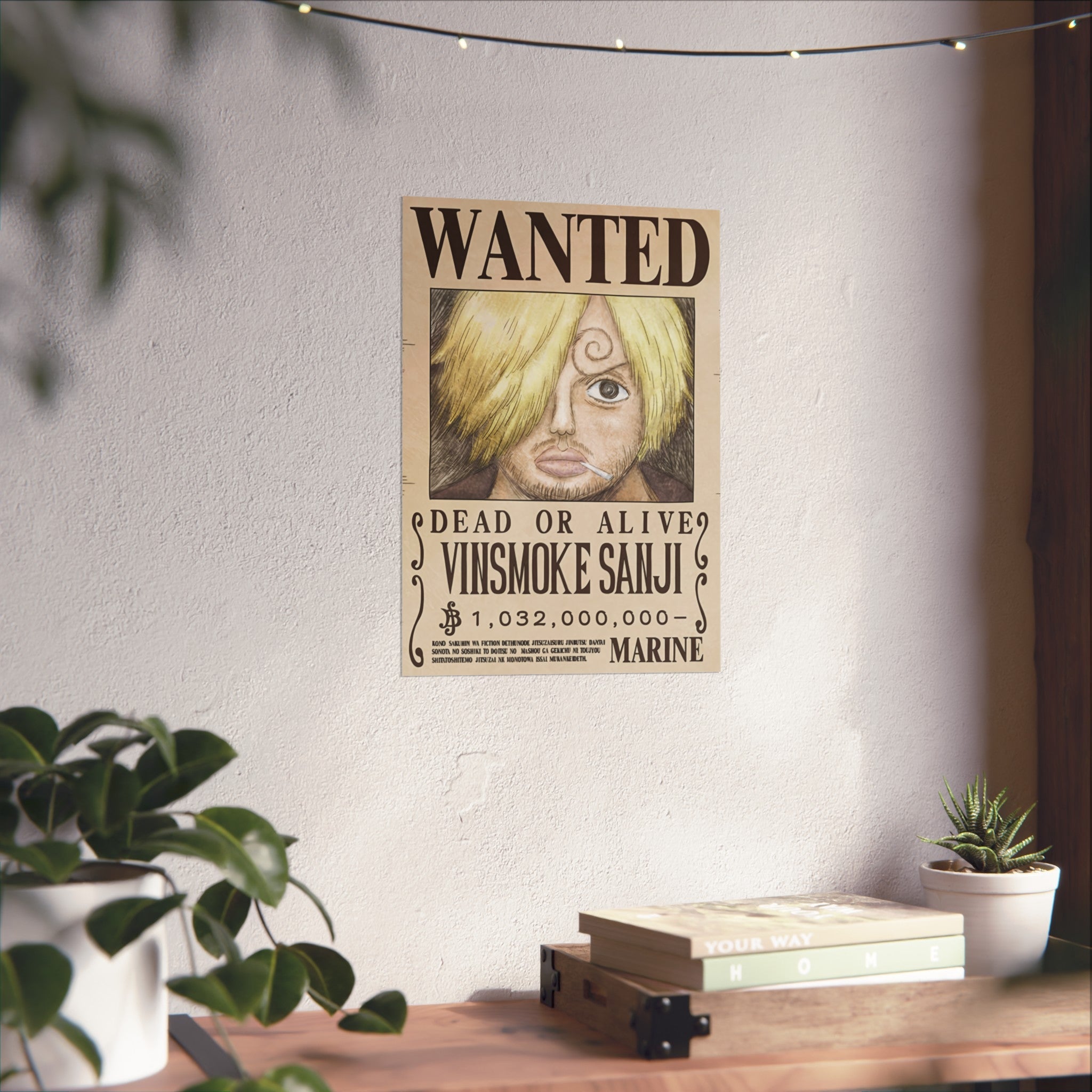 Wanted Poster Duval "Sanji" Dead or Alive