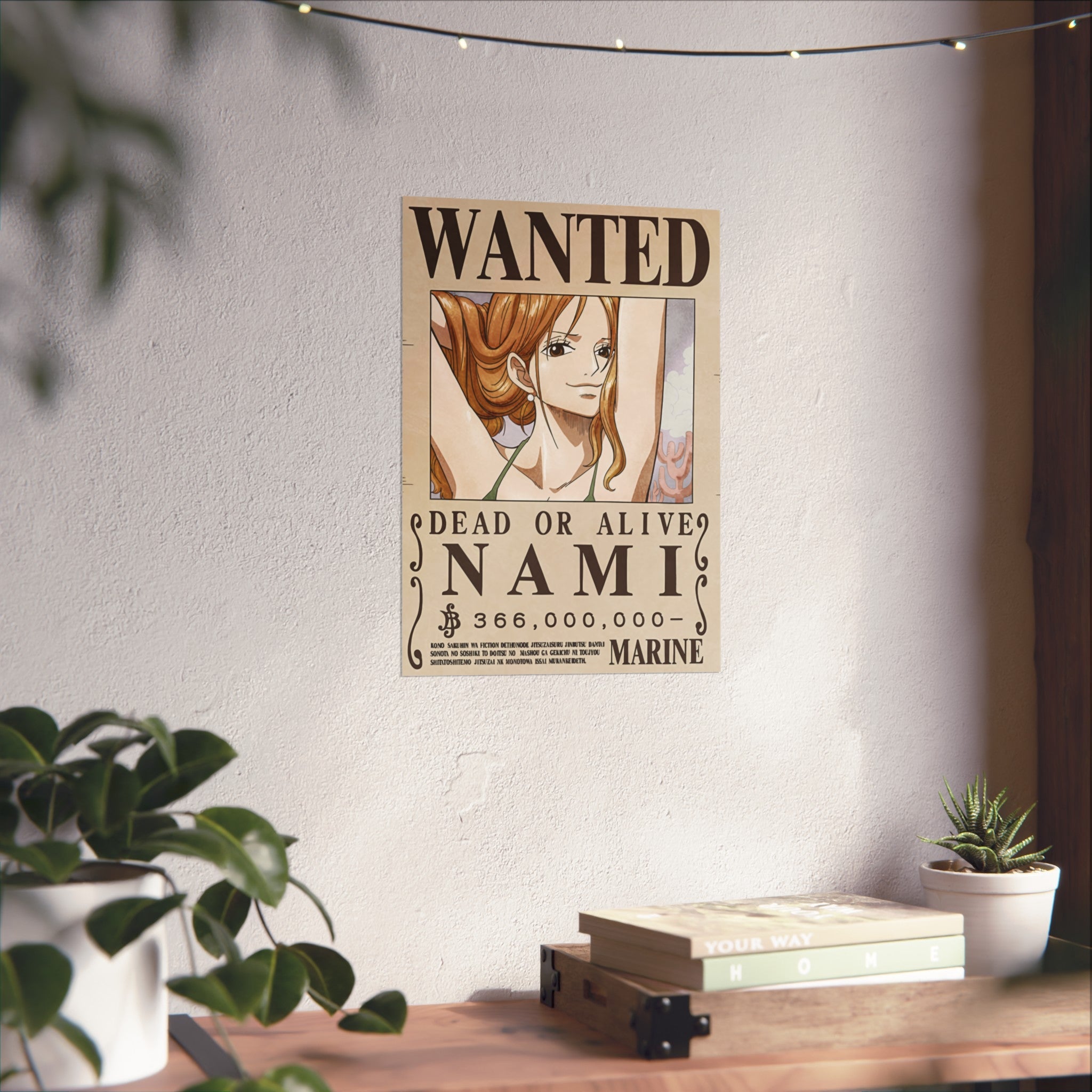 Wanted Poster Nami Dead or Alive