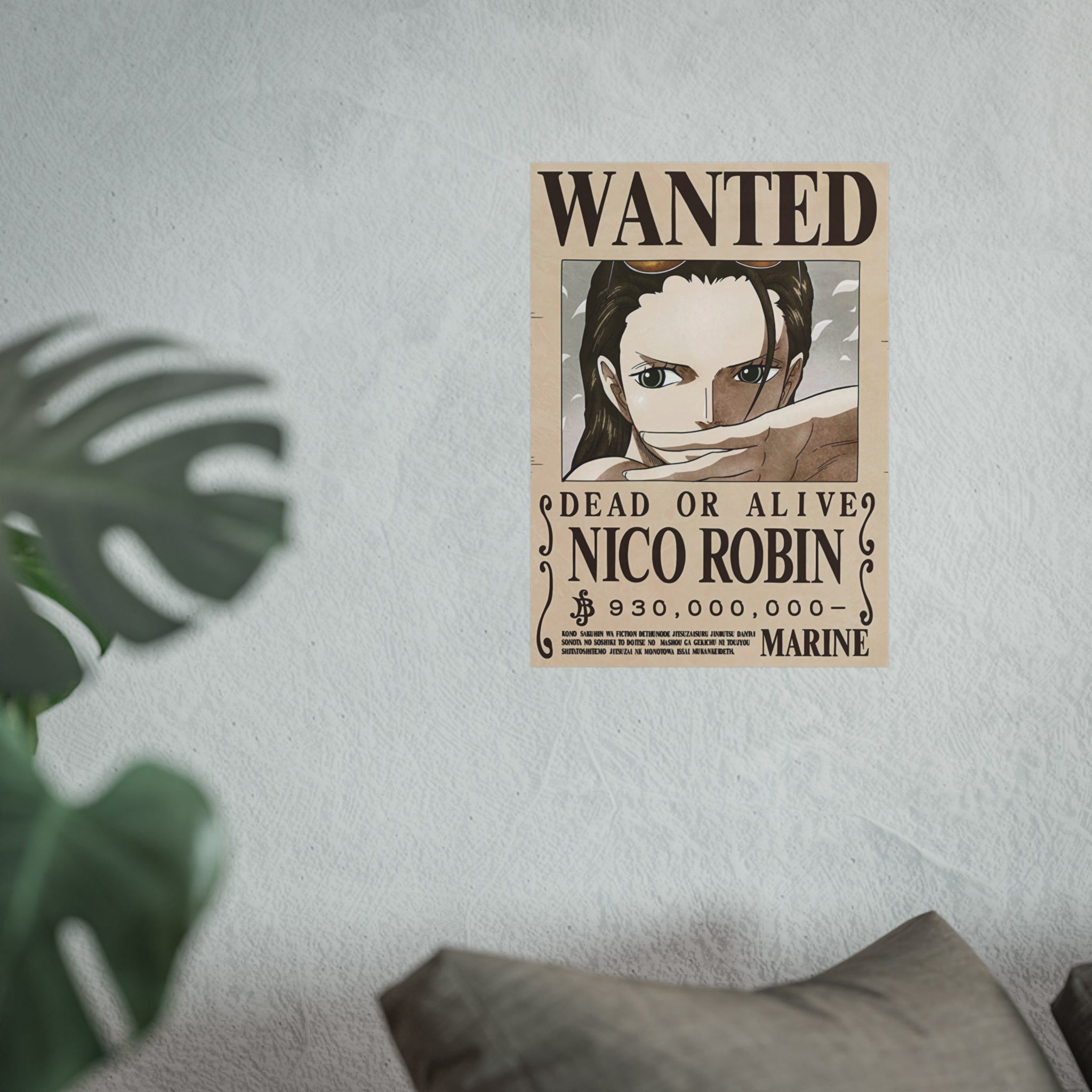 Wanted Poster Nico Robin Dead or Alive