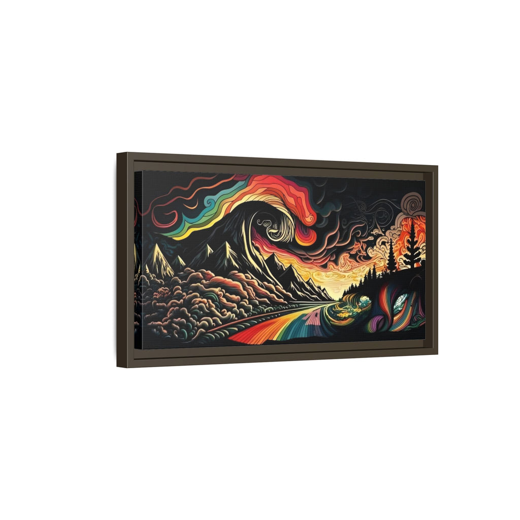 Trippy Lake and Sky Scene