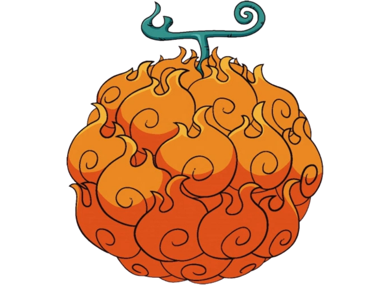 One Piece Devil Fruit Mera Mera No Mi (Flame flame Fruit) Portgas .D. Ace