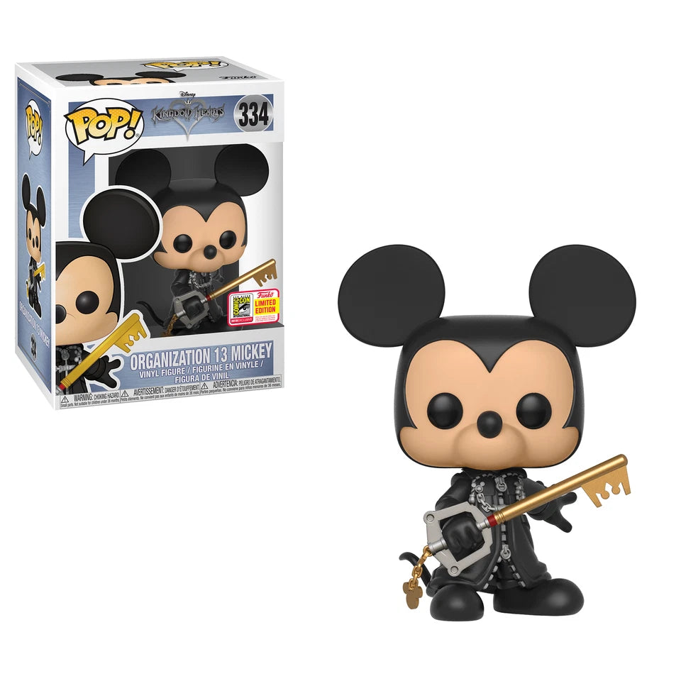 Funko Pop! Vinyl: Kingdom Hearts - Mickey Mouse #334 (Organization XIII) - NIB